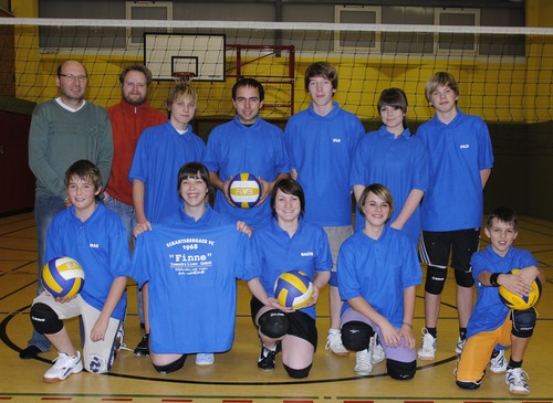 Übergabe der Trikots im November